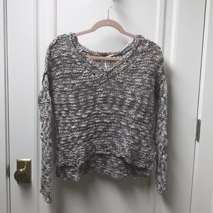 Black & White Free People Sweater
